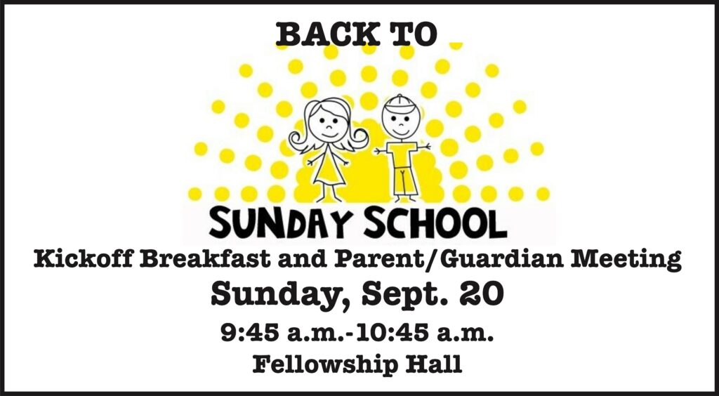 Back to Sunday School Slide